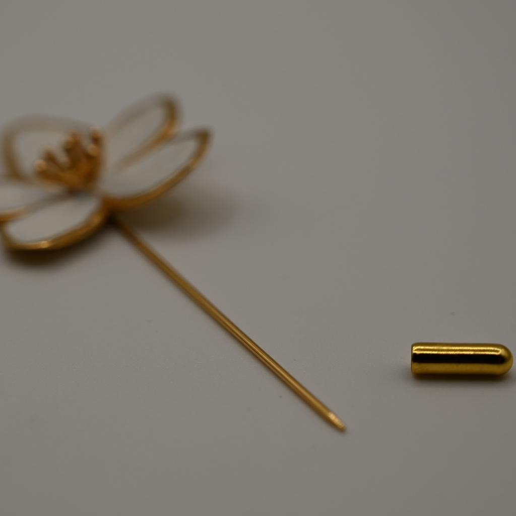 "For Him & Her" AMV Magnolia Signature Collection Brooch