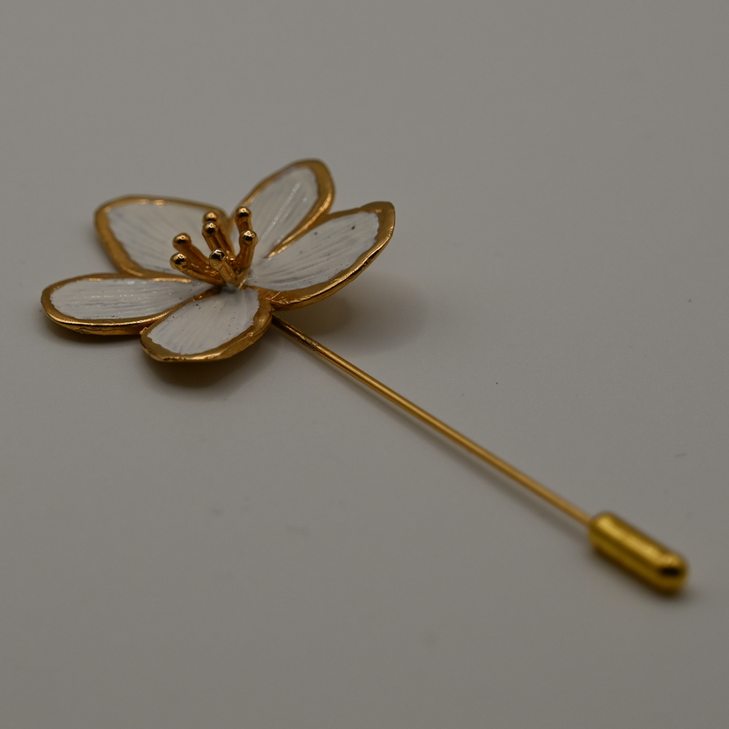 "For Him & Her" AMV Magnolia Signature Collection Brooch