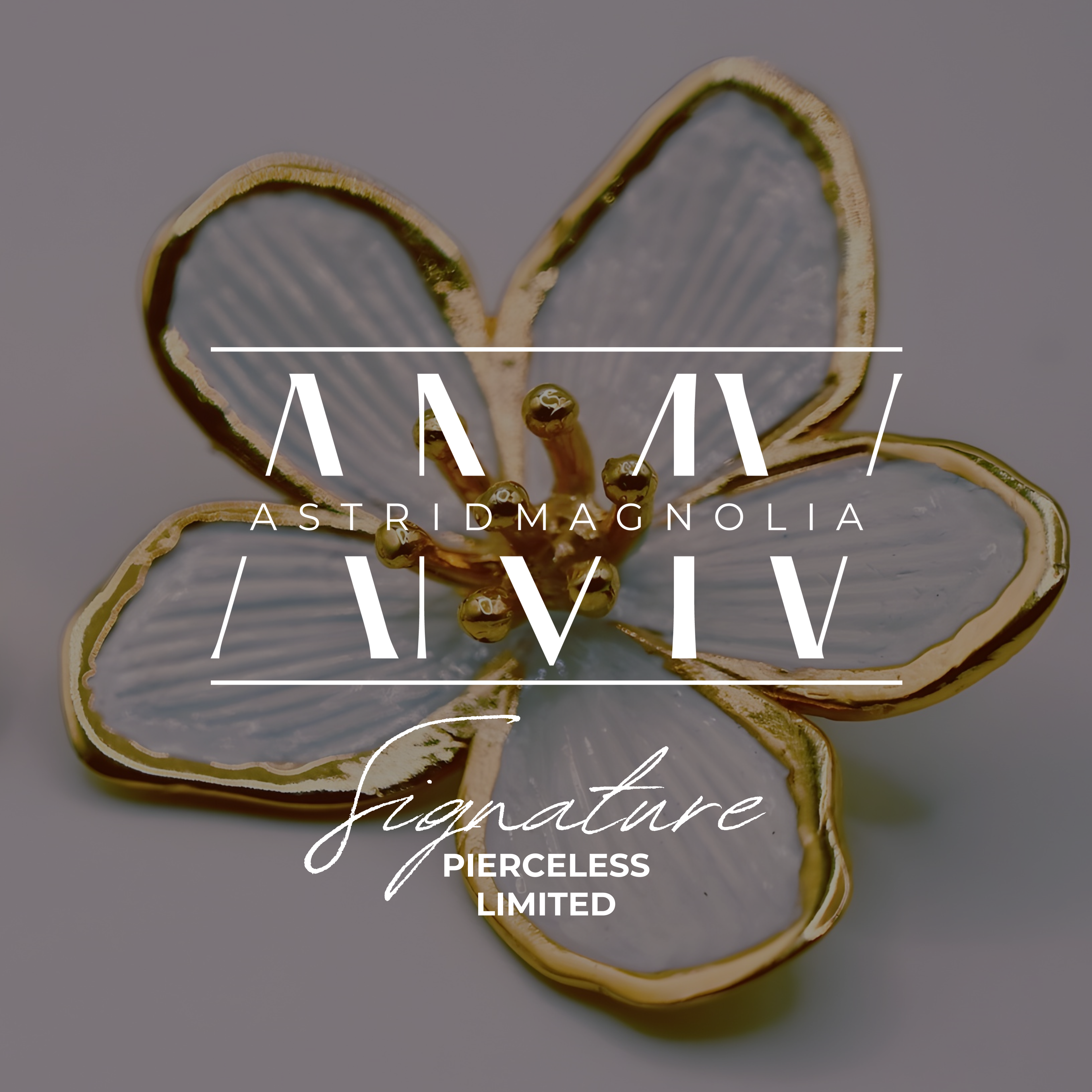 "For Her" AMV 18K Gold Vermeil Earrings Pierceless